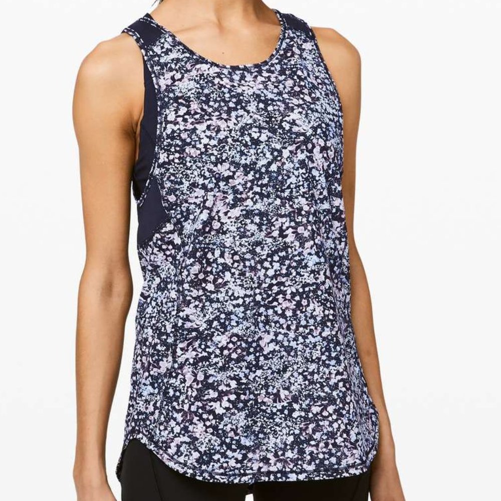 Lululemon Sculpt Tank II, Floral Spritz Multi Print